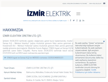 Tablet Screenshot of izmir-elektrik.com